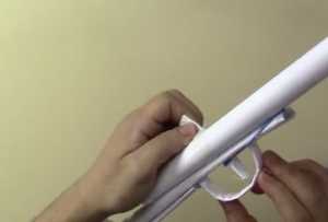Cách làm súng shotgun 2 nòng bằng giấy 