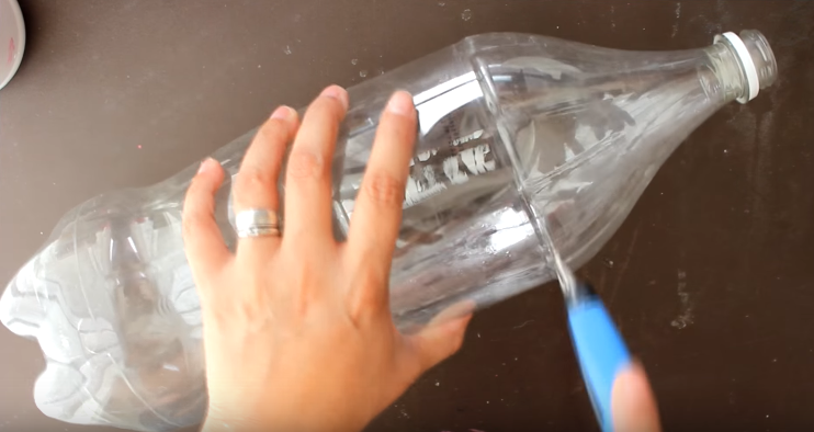 Cách làm giỏ treo hình mèo dễ thương bằng vỏ chai nhựa