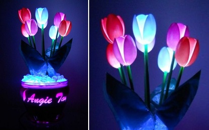 Cách làm bình hoa tuyệt đẹp bằng muỗng nhựa