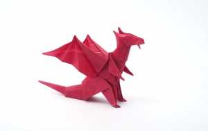 Cách gấp con rồng con Origami bằng giấy