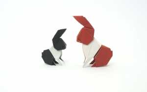 Cách gấp thỏ theo phong cách gấp giấy Origami