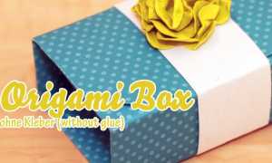 Cách gấp hộp quà Origami dễ thương
