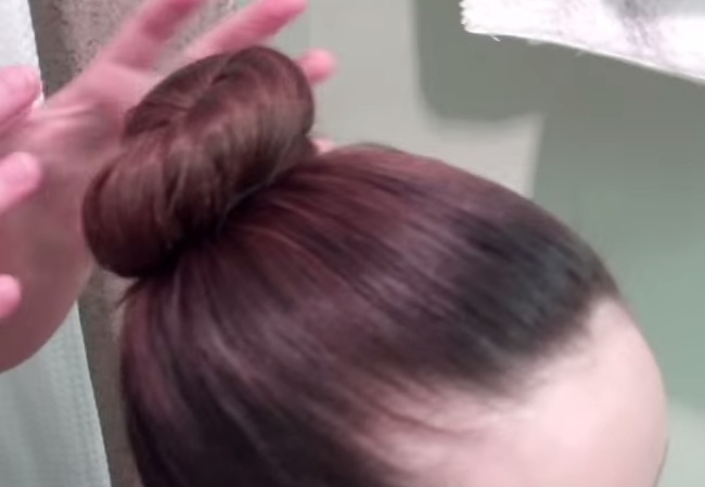 Cách búi tóc củ tỏi hàn quốc nhanh đẹp - YouTube