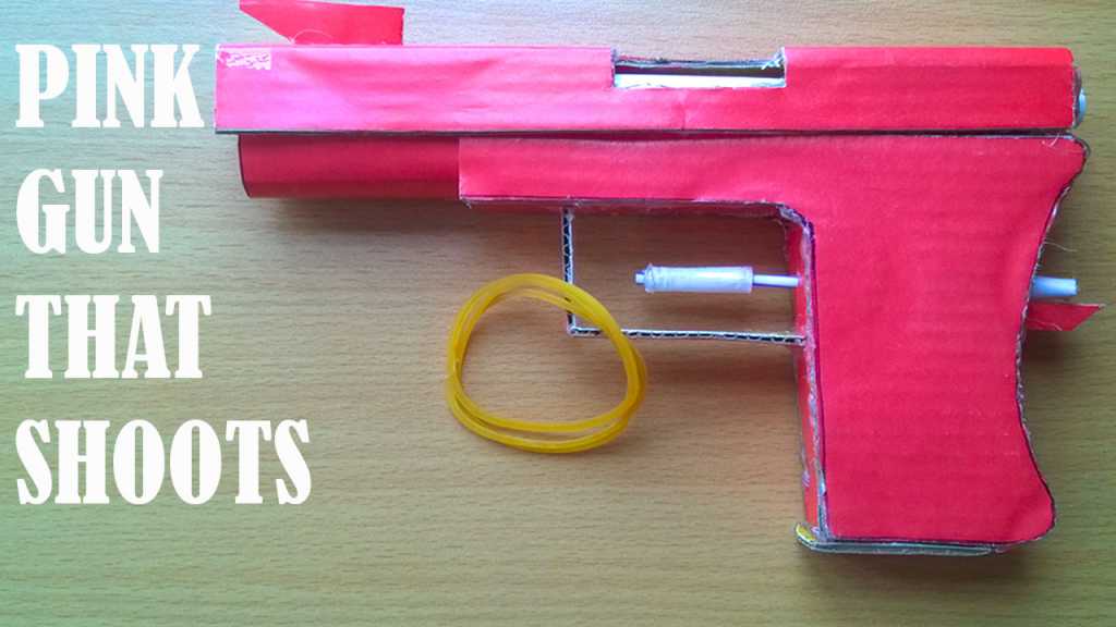Cách làm súng lục giấy Glock18 bắn đạn chun