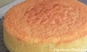 Cách làm bánh bông lan Nhật Bản