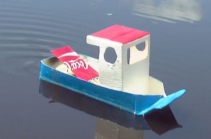Cách làm thuyền hơi nước đồ chơi