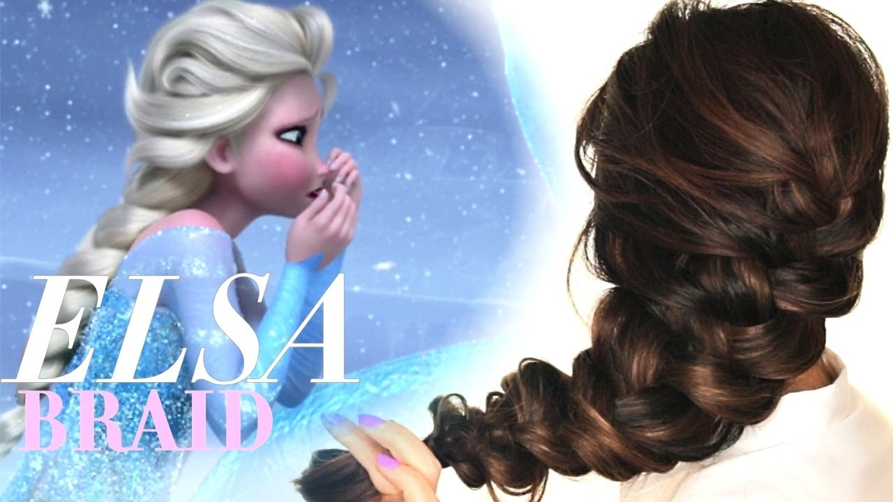 Cách tết tóc rối như nàng công chúa tuyết Frozen Elsa