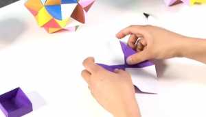 Gấp hộp giấy Origami