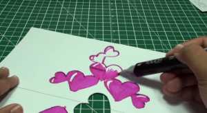 Cách làm thiệp trái tim 3D cho để dịp valentine thêm ý nghĩa