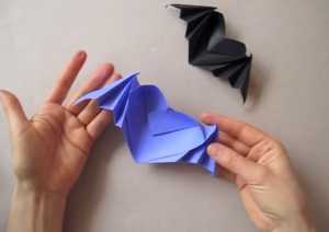 Cách gấp trái tim Origami có đôi cánh dơi