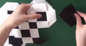 Cách xếp quả bóng giấy origami