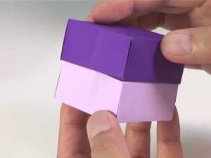 Gấp hộp giấy Origami