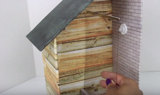 Cách làm nhà handmade cho búp bê bằng giấy các-tông
