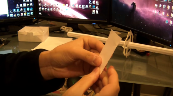 Cách làm thanh kiếm vảy rồng bằng giấy