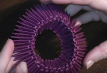 Gấp lọ hoa bằng giấy Origami 3D tuyệt đẹp