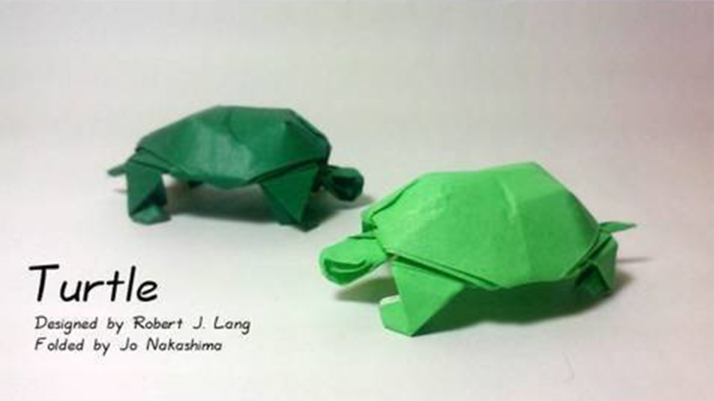 Cách gấp con rùa bằng giấy
