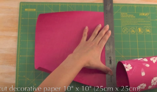 3 cách làm hộp quà giấy hình trụ đơn giản