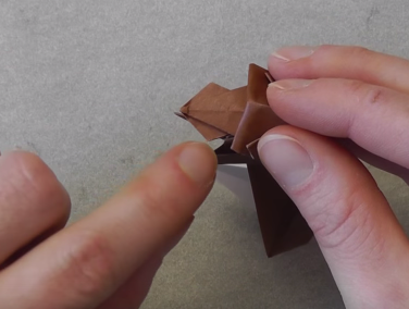 Cách xếp chú chó xinh xắn bằng giấy theo phong cách origami