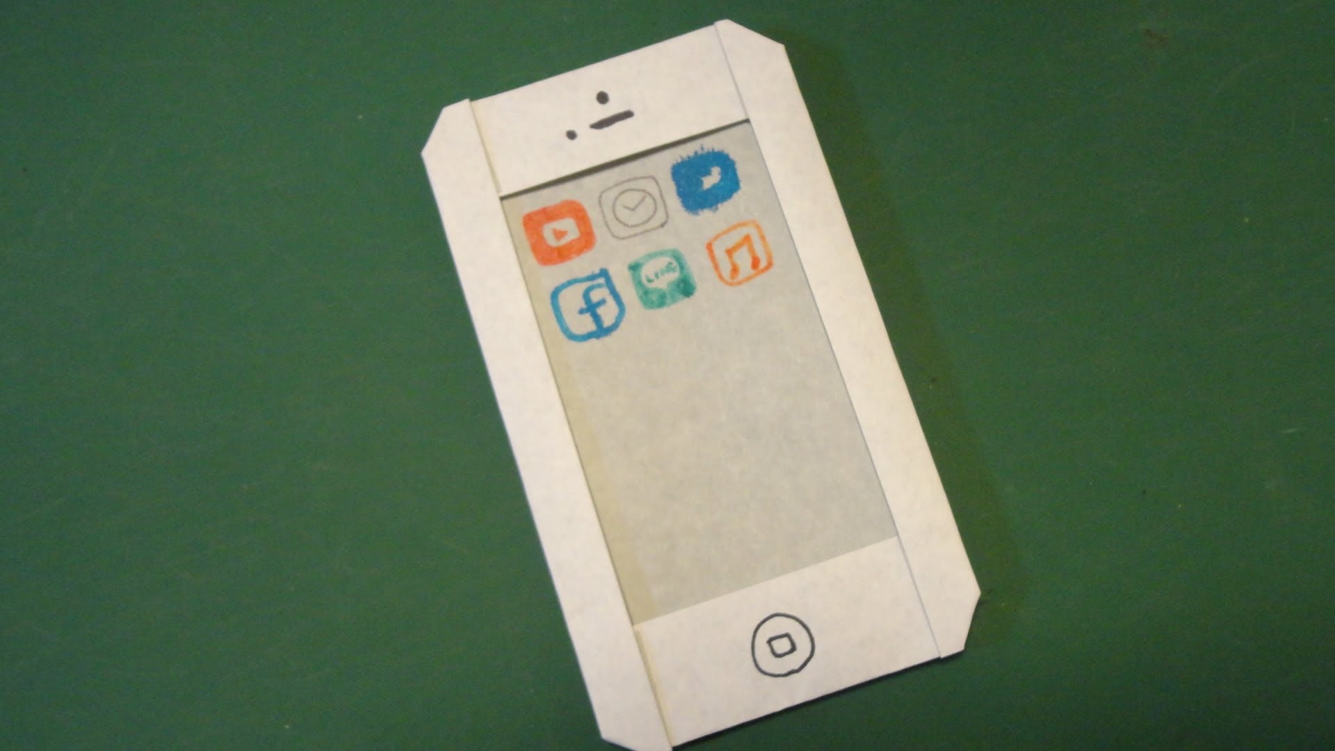 cách làm điện thoại bằng giấy