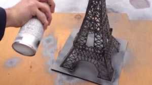 Cách làm mô hình tháp Eiffel