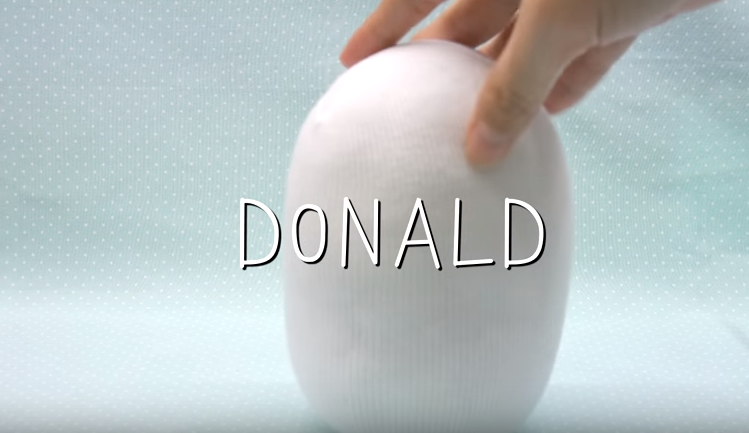 Cách làm vịt Donald nhồi bông