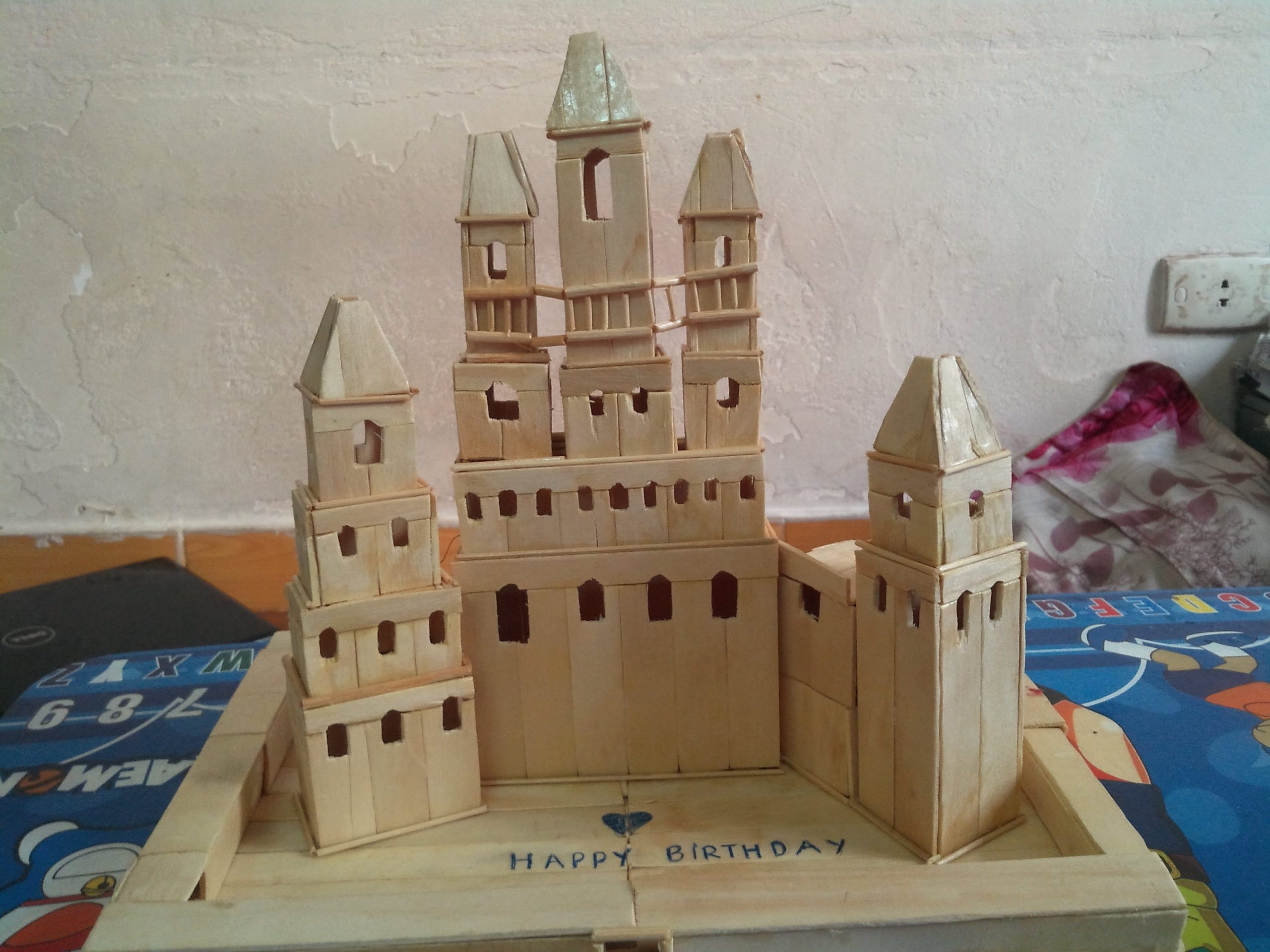 Mô hình 3D lâu đài châu Âu  Free Template Powerpoint 3D Models Canva Pro