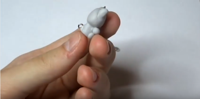 Cách làm móc khóa hình mèo dễ thương bằng đất sét Nhật
