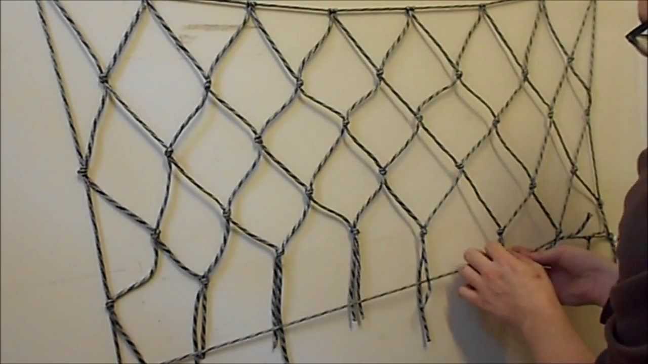 Cách đan chão thừng trở nên lưới đơn giản