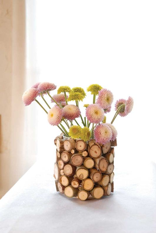 Trang trí nhà bằng bình hoa handmade tuyệt đẹp