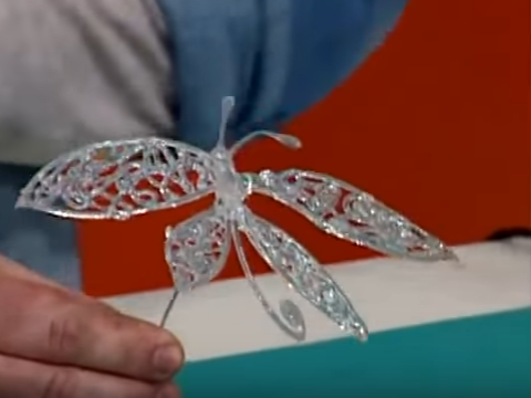 Cách làm cánh bướm bằng keo nến siêu đáng yêu