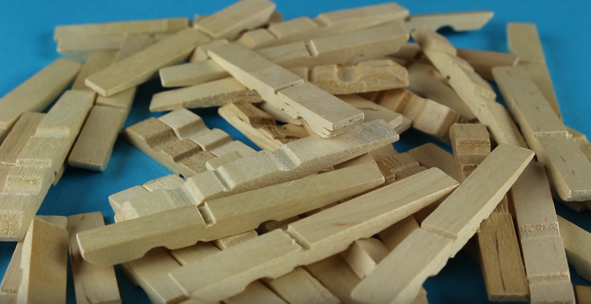 Cách làm xích đu siêu xinh bằng kẹp gỗ