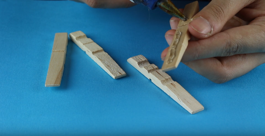 Cách làm xích đu siêu xinh bằng kẹp gỗ