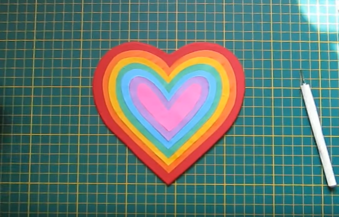 Cách làm hộp trái tim tuyệt đẹp bằng giấy xoắn