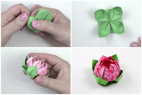 origami lotus leaf 04