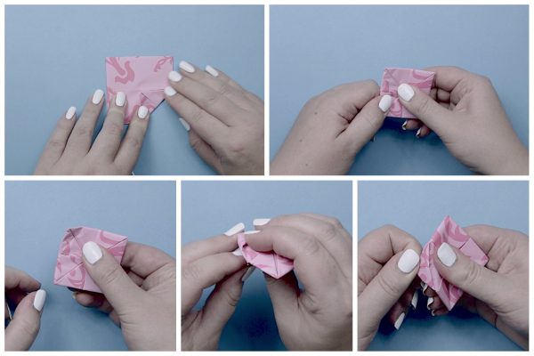 origami lotus tutorial 03