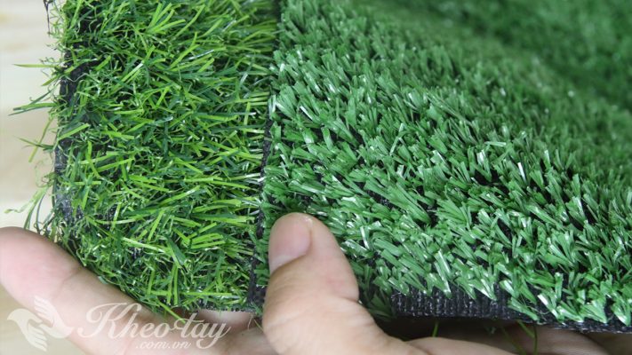 Mẫu thảm cỏ nhân tạo 2cm và 1cm