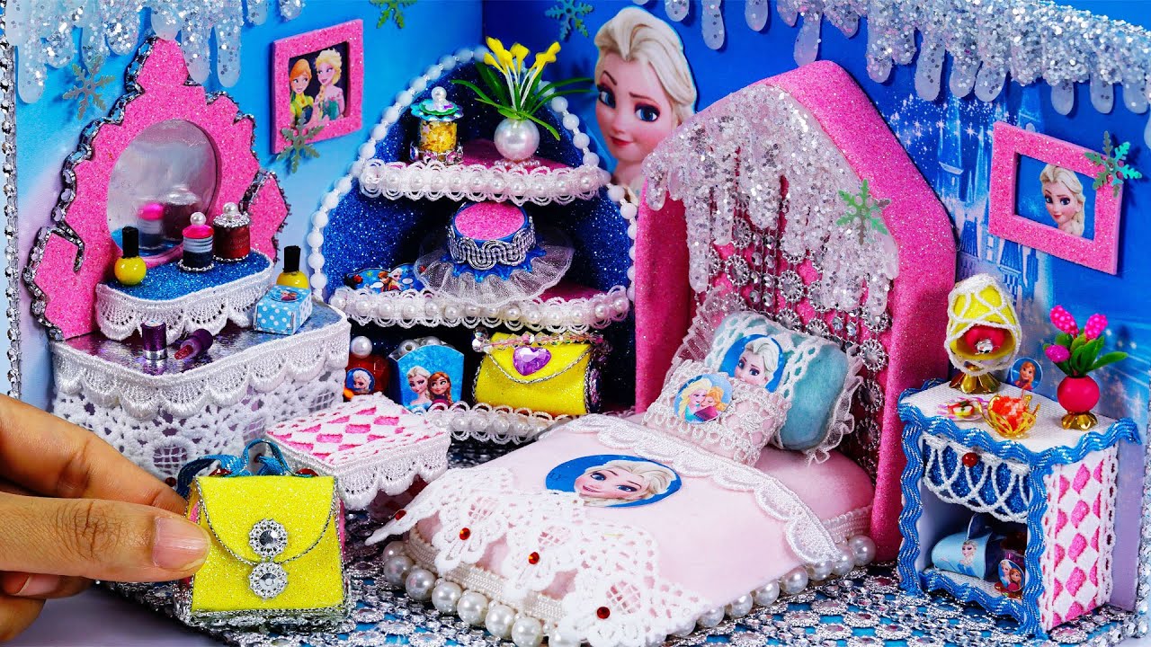 Làm phòng ngủ DIY công chúa Elsa