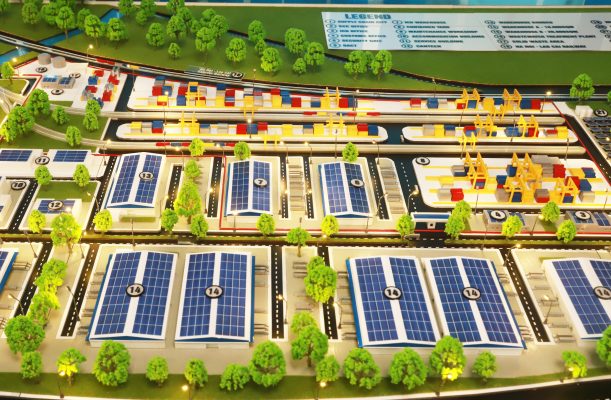 Sa bàn kiến trúc Khu công nghiệp